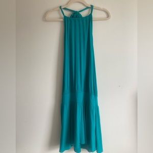 Teal Moda International Halter Midi Dress